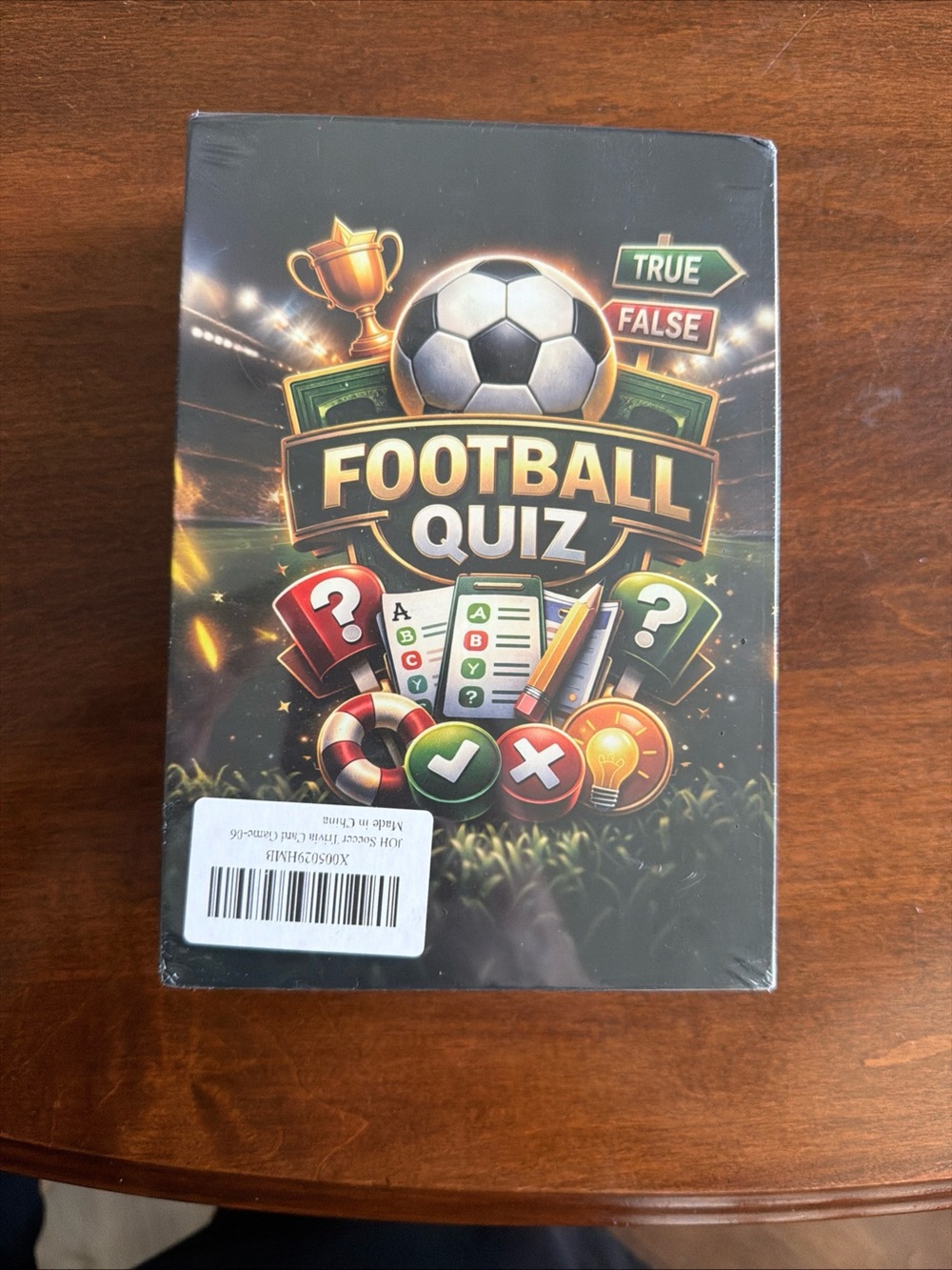 Football Quiz Trivia Card Game Sports Theme 200 Cards Scorecard Trivia Questions